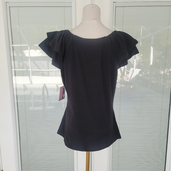 Vixen By Micheline Pitt Retro Lolita Top In Black Vintage - Picture 3 of 6